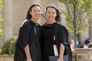 Seeing double at University of Dundee as twins graduate